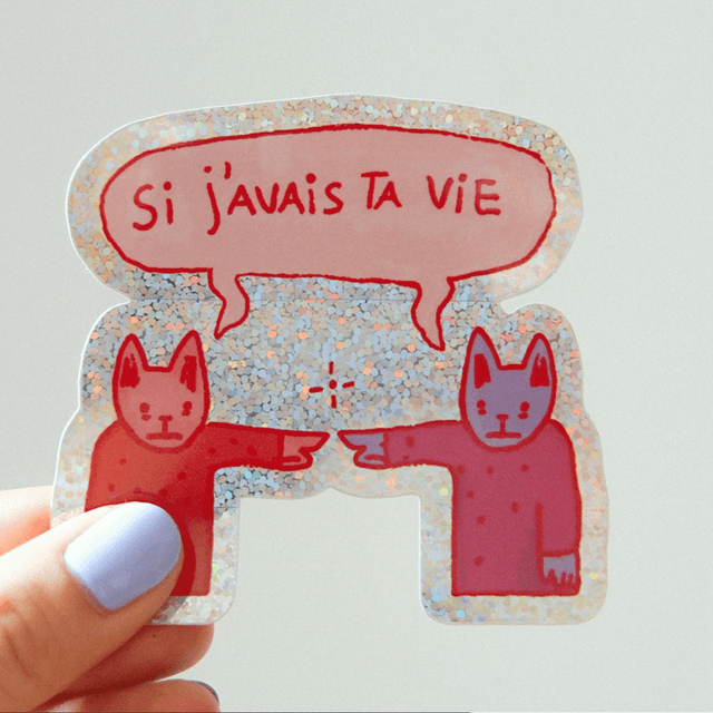 Lot Stickers "Anxieux"