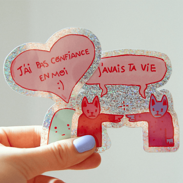 Lot Stickers "Anxieux"