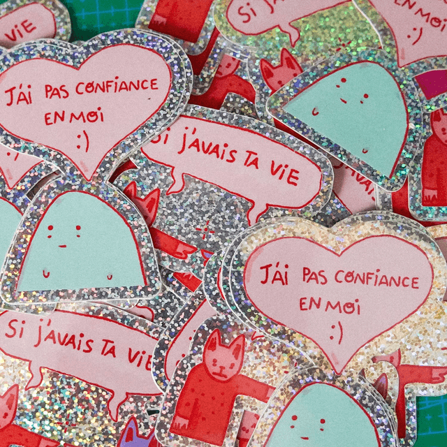 Lot Stickers "Anxieux"